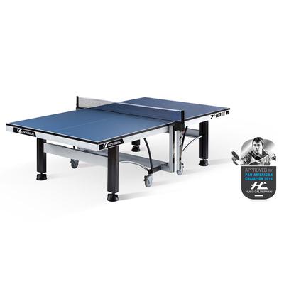 Cornilleau ITTF Competition 740 25mm Rollaway Indoor Table Tennis Table - Blue